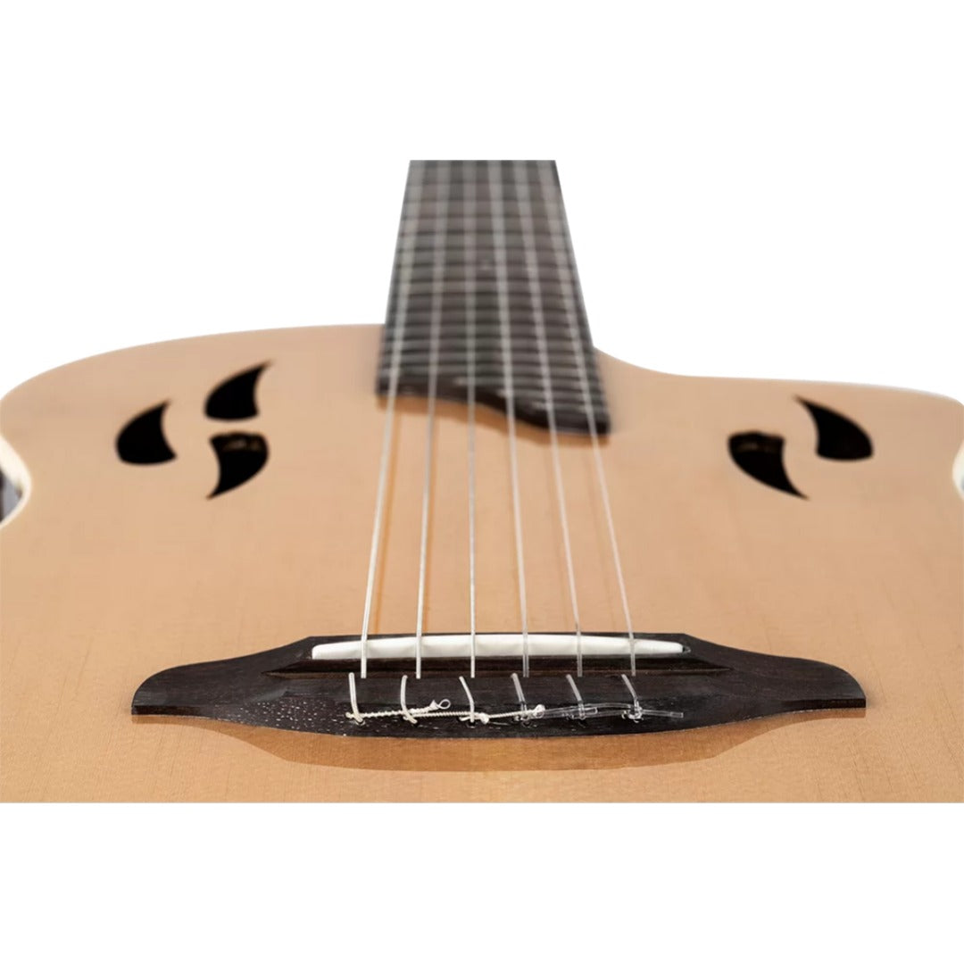 Ortega Electro Acoustic Guitars Natural Ortega RTPSTD TourPlayer Series Classical Electro Acoustic Guitar with Bag 