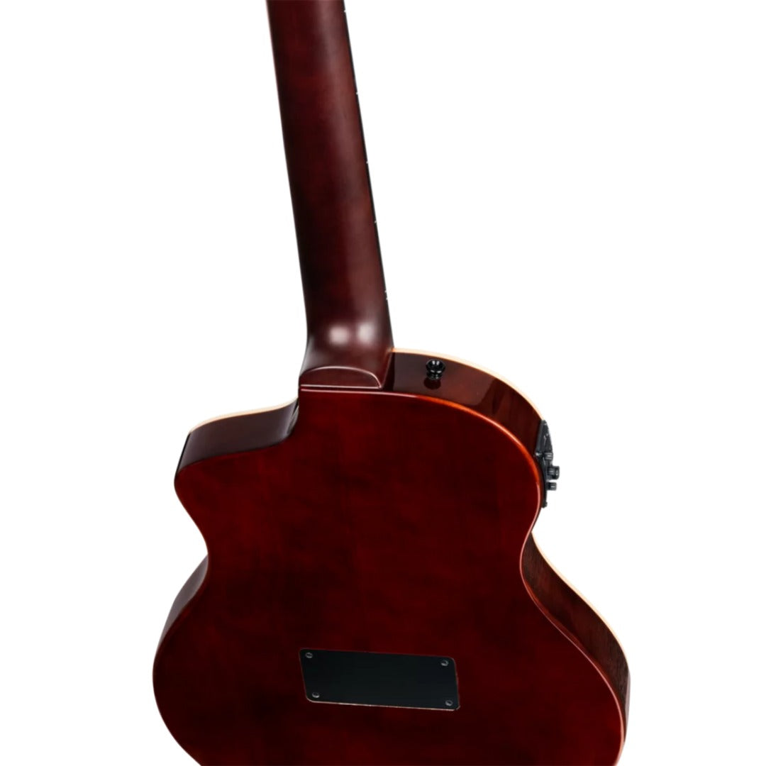Ortega Electro Acoustic Guitars Natural Ortega RTPSTD TourPlayer Series Classical Electro Acoustic Guitar with Bag 