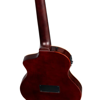 Ortega Electro Acoustic Guitars Natural Ortega RTPSTD TourPlayer Series Classical Electro Acoustic Guitar with Bag 