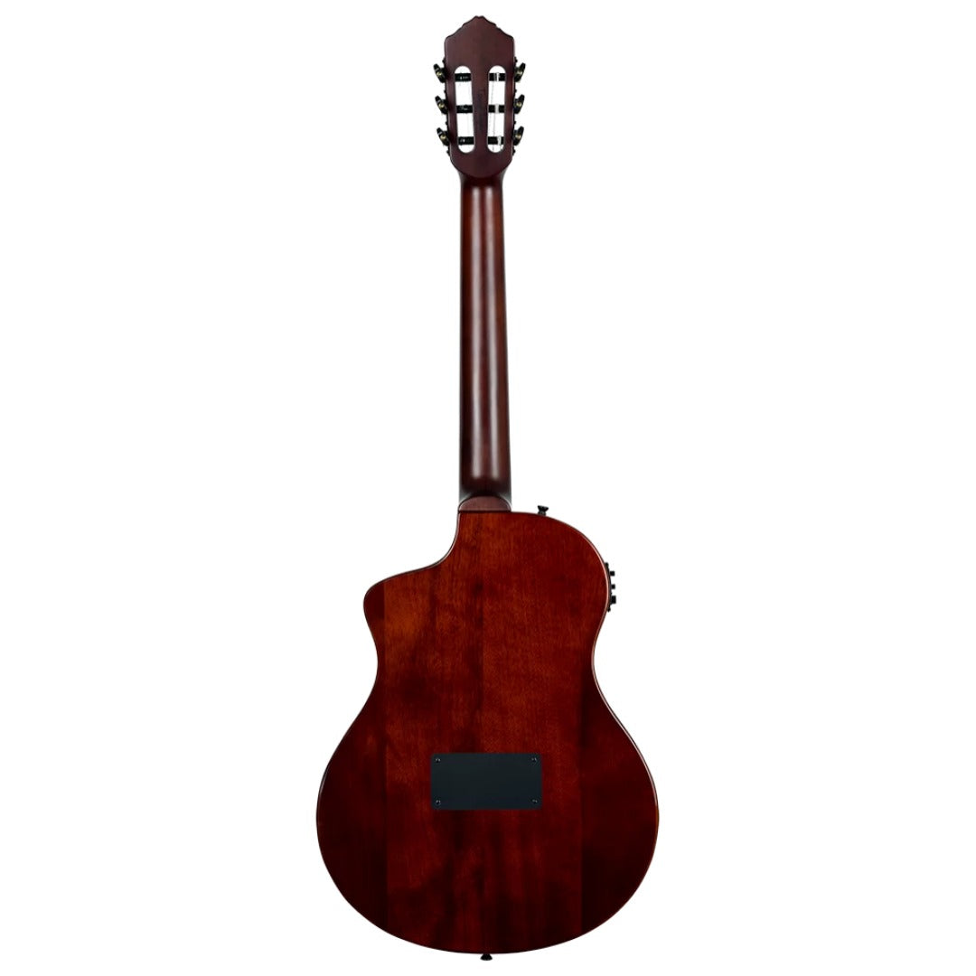 Ortega Electro Acoustic Guitars Natural Ortega RTPSTD TourPlayer Series Classical Electro Acoustic Guitar with Bag 