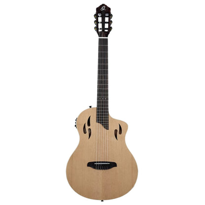 Ortega Electro Acoustic Guitars Natural Ortega RTPSTD TourPlayer Series Classical Electro Acoustic Guitar with Bag 