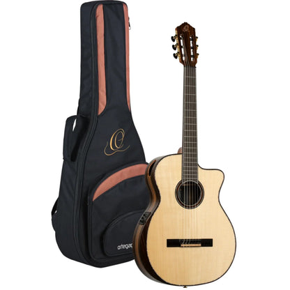 Ortega Electro Acoustic Guitars Ortega GRANDSUITE-CE Classical Electro Acoustic Guitar with Bag