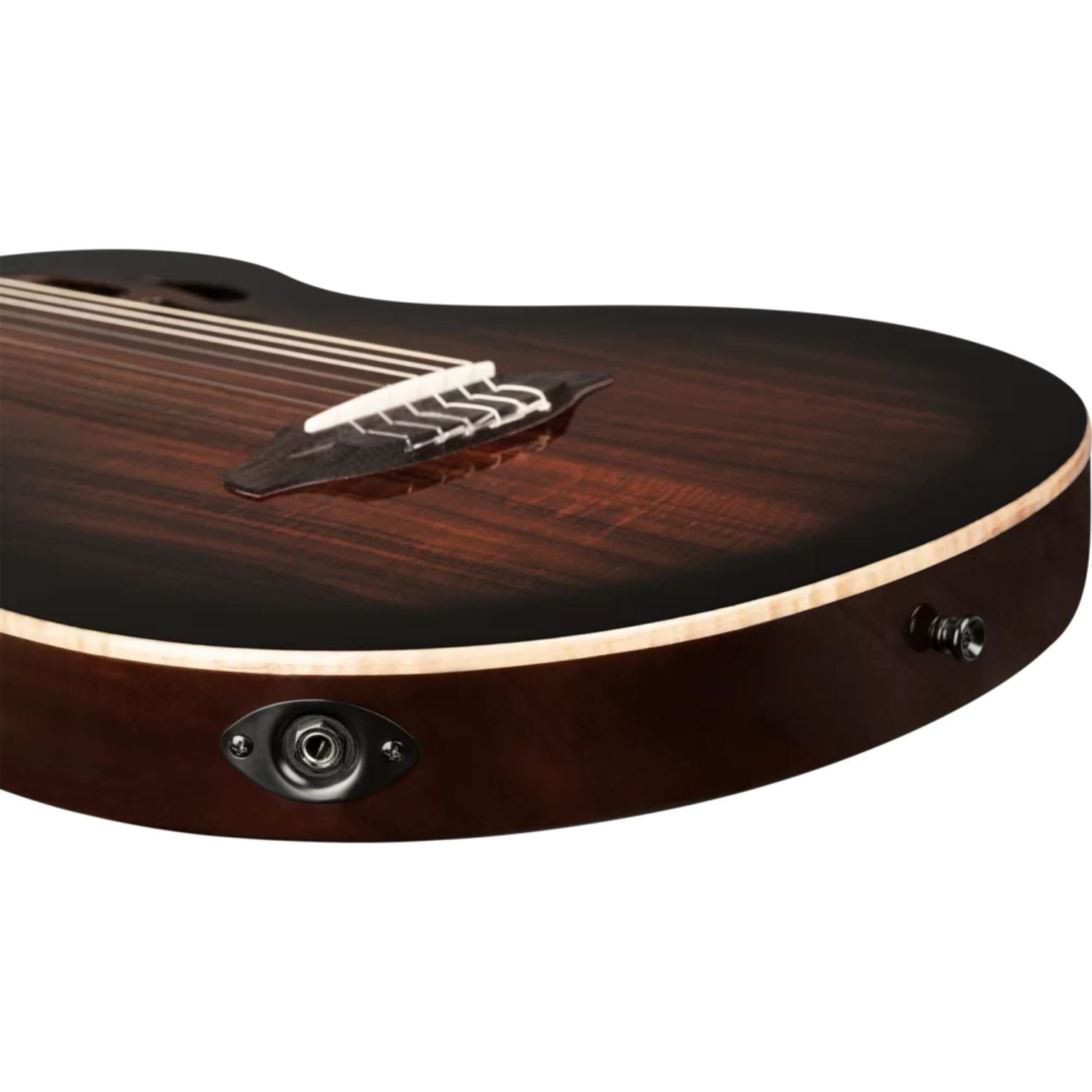 Ortega Electro Acoustic Guitars Ortega RTPDLX-ACA-L TourPlayer Series Classical Electro Acoustic Guitar with Bag - Left Handed