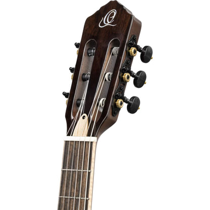Ortega Electro Acoustic Guitars Ortega RTPDLX-ACA-L TourPlayer Series Classical Electro Acoustic Guitar with Bag - Left Handed