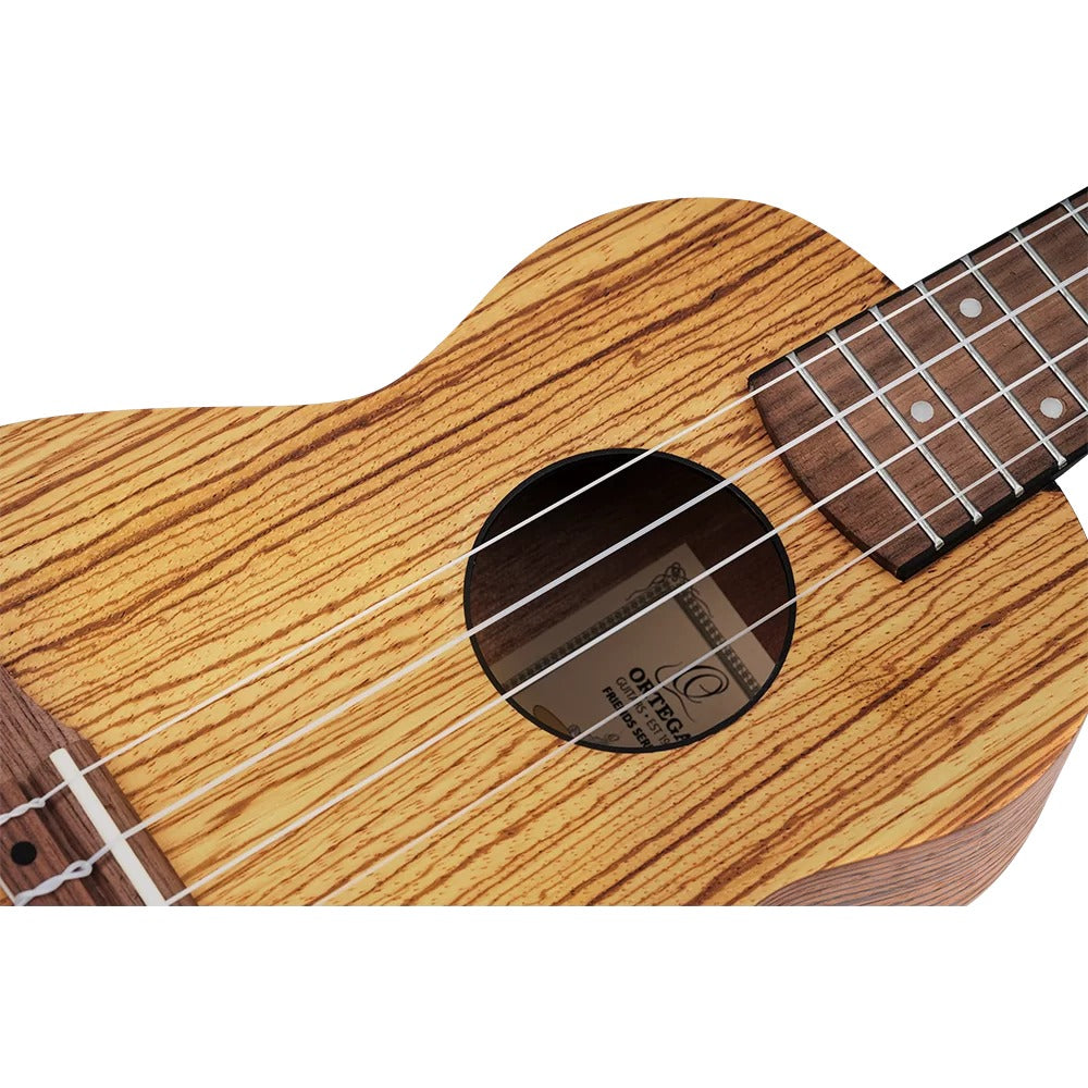 Ortega Soprano Ukuleles Natural Ortega RFU10Z Timber Series Soprano Ukulele 