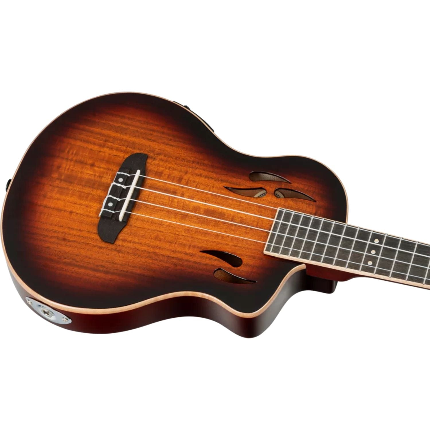 Ortega Tenor Ukuleles Gloss burst Ortega RTPX-U-ACA TourPlay Series Tenor Ukulele with Bag 