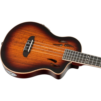Ortega Tenor Ukuleles Gloss burst Ortega RTPX-U-ACA TourPlay Series Tenor Ukulele with Bag 