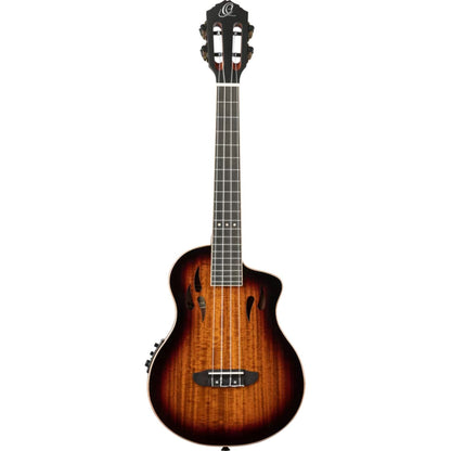 Ortega Tenor Ukuleles Gloss burst Ortega RTPX-U-ACA TourPlay Series Tenor Ukulele with Bag 