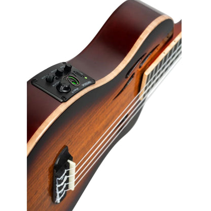Ortega Tenor Ukuleles Gloss burst Ortega RTPX-U-ACA TourPlay Series Tenor Ukulele with Bag 