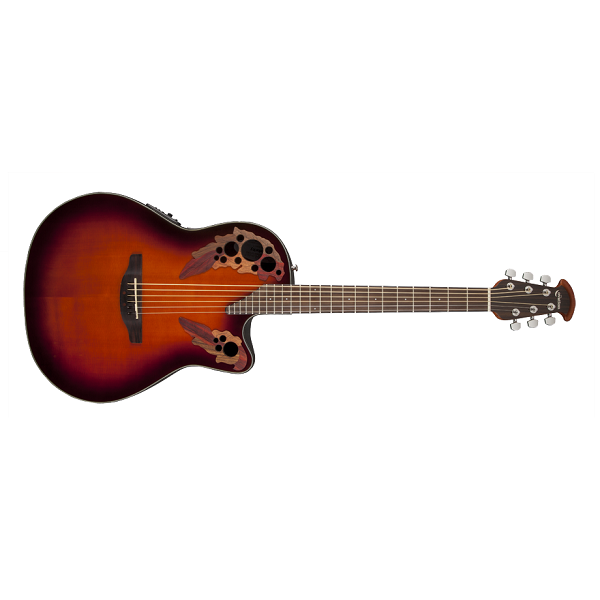 ovation electro acoustic guitars ovation celebrity elite plus ce44-1 - sunburst
