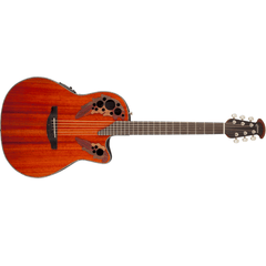 Ovation Electro Acoustic Guitars Padauk Ovation Celebrity Elite Plus MidDepth Cutaway Acoustic Electric Guitar