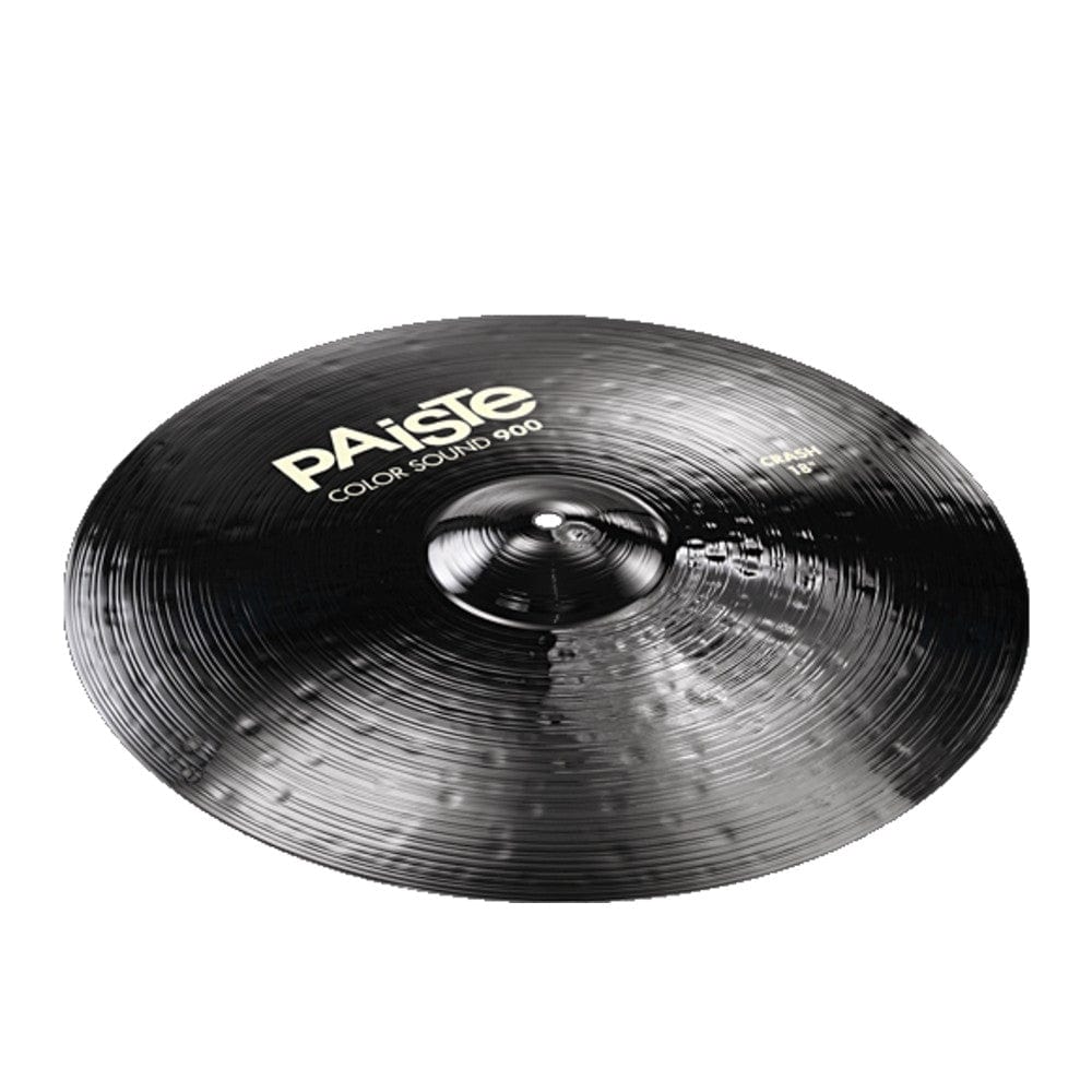 paiste crash cymbals 16 inch paiste cs900 color sound 900 medium crash cymbal - black    #size_16-inch