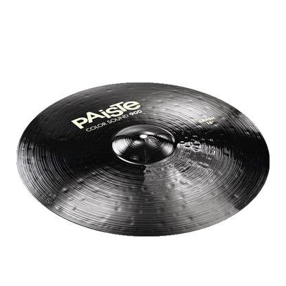 paiste crash cymbals 18 inch paiste cs900 color sound 900 medium crash cymbal - black    