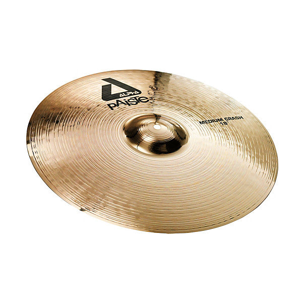 paiste crash cymbals paiste alpha 18-inch medium crash cymbal