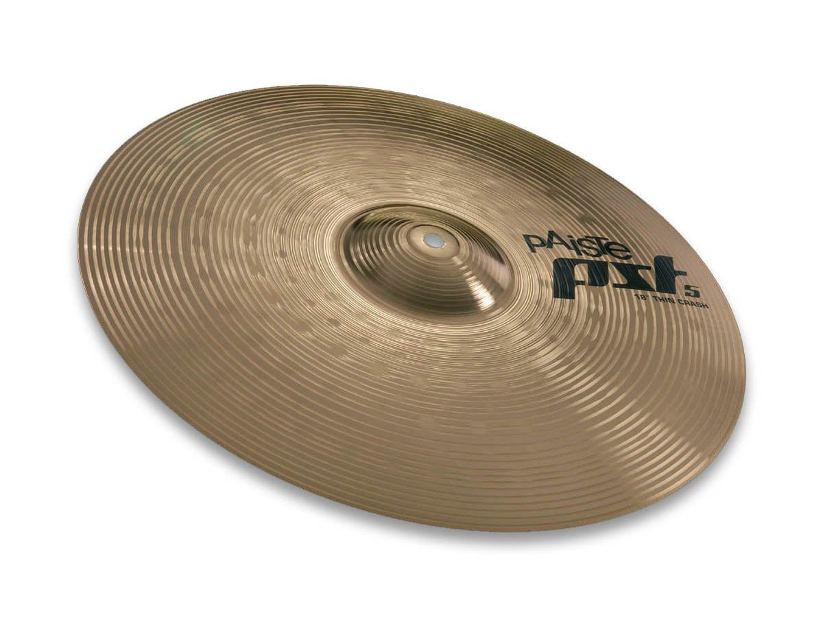 paiste crash cymbals paiste pst5 18inch thin crash cymbal