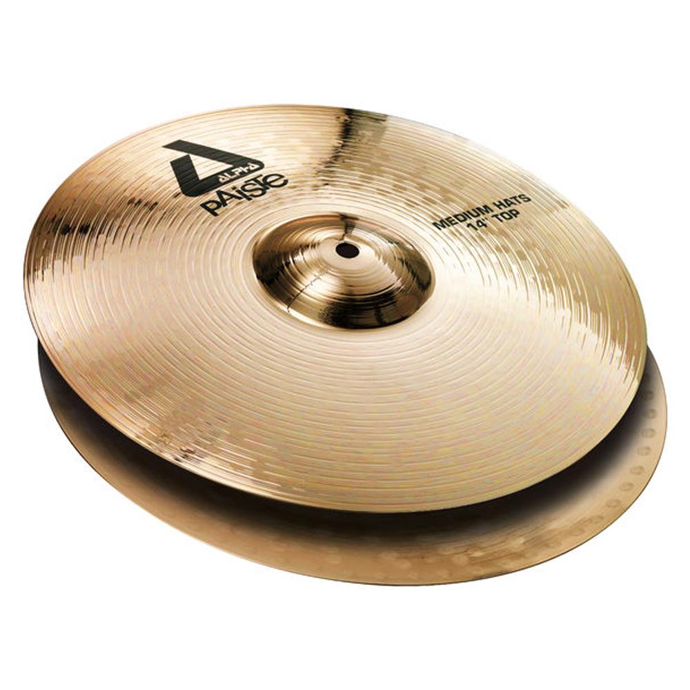 paiste hi hat cymbals paiste alpha b 14inch medium hi-hats cymbal