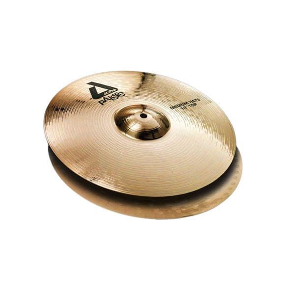 paiste hi hat cymbals paiste alpha medium hi hat cymbal- 14inch