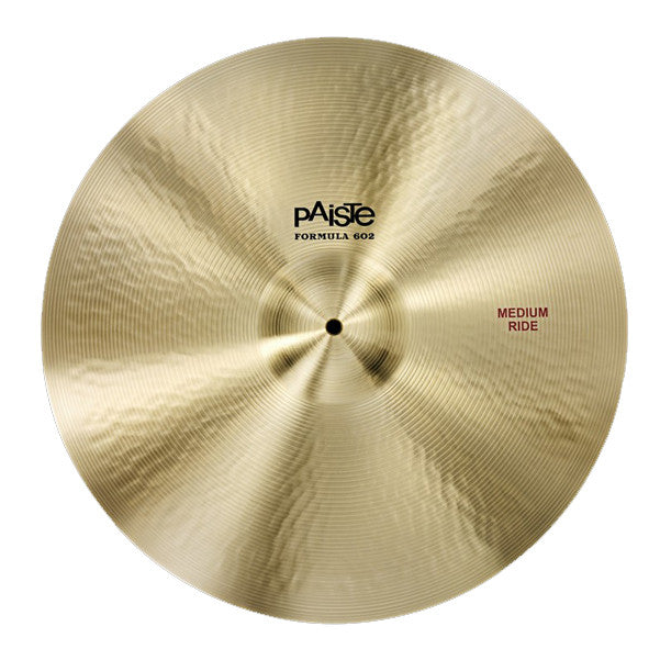 paiste ride cymbals paiste 22inch formula 602 medium ride