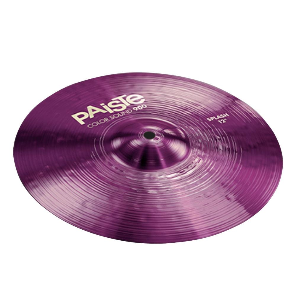 Paiste Splash Cymbals Paiste Color Sound 900 Purple 12 Inch Splash Cymbal