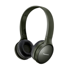 Panasonic Headphones Green Panasonic RP-HF410BGC Overhead Street Wireless Bluetooth Headphones