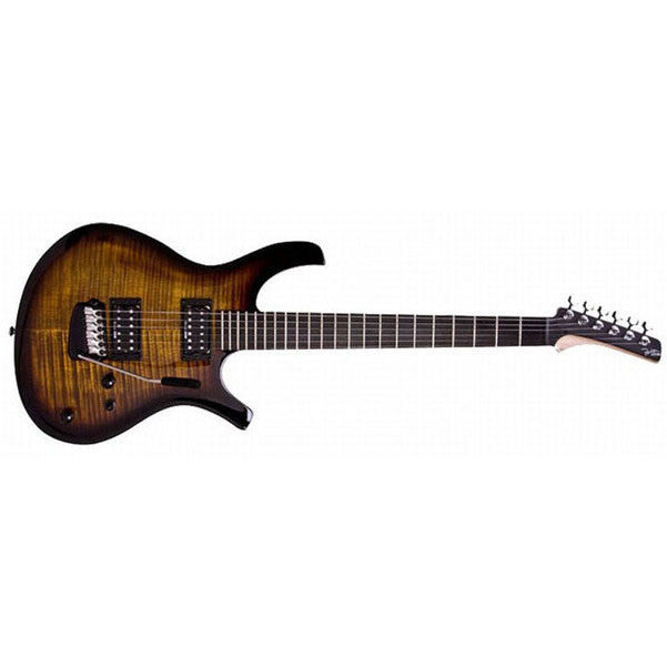 Parker Electric Guitars Parker PDF80 Maxx Fly P Series Electric Guitar, Flame Tobacco Sunburst