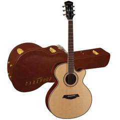 Parkwood Acoustic Guitars Parkwood P670 Grand Concert Cutaway Acoustic Guitar with Case