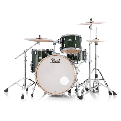 Pearl Acoustic Drum Kits Emerald Mist Pearl PMX924XEDPC Professional Series Drum Kit with Snare Drum, Tom Holder Arm and Adapter 