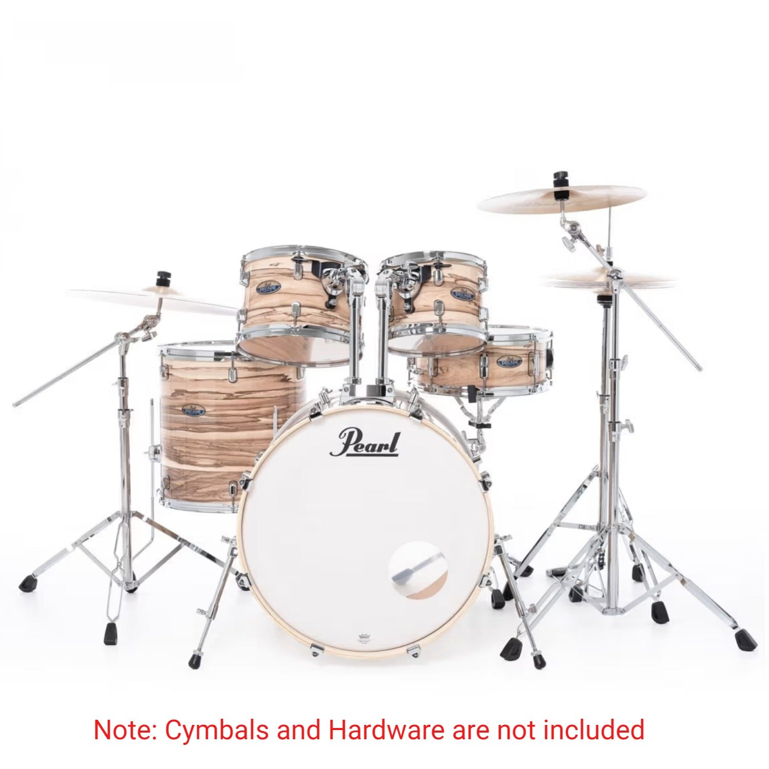 Pearl Acoustic Drum Kits Gloss Exotic Maple Pearl DMPC925SP/C 5 Piece DMPC Shell Pack Drum Set