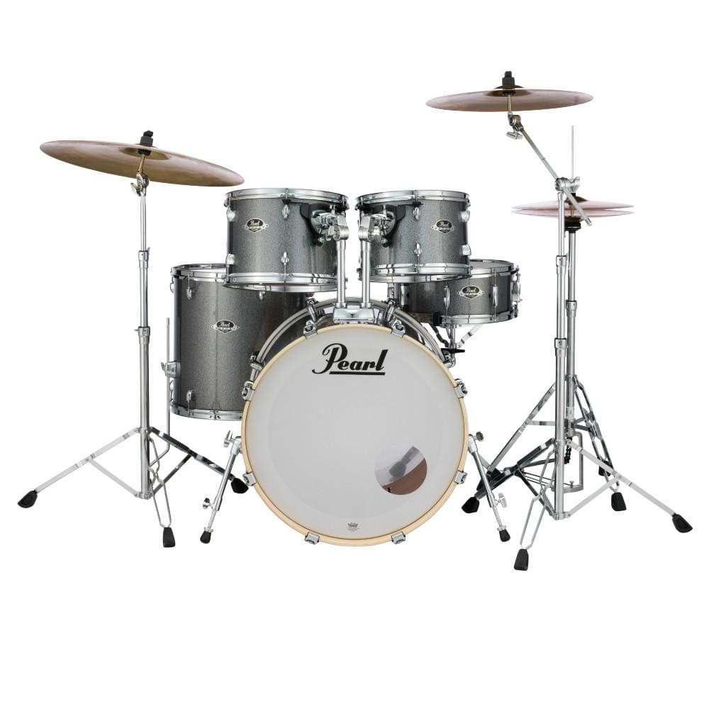 Pearl Acoustic Drum Kits Grindstone Sparkle Pearl Exx 5 Piece Hybrid Shell Pack Acoustic Drum Kit