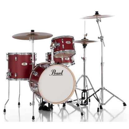 Pearl Acoustic Drum Kits Matte Red Pearl MT564/C Midtown 4 Piece Compact Acoustic Drum Kit 