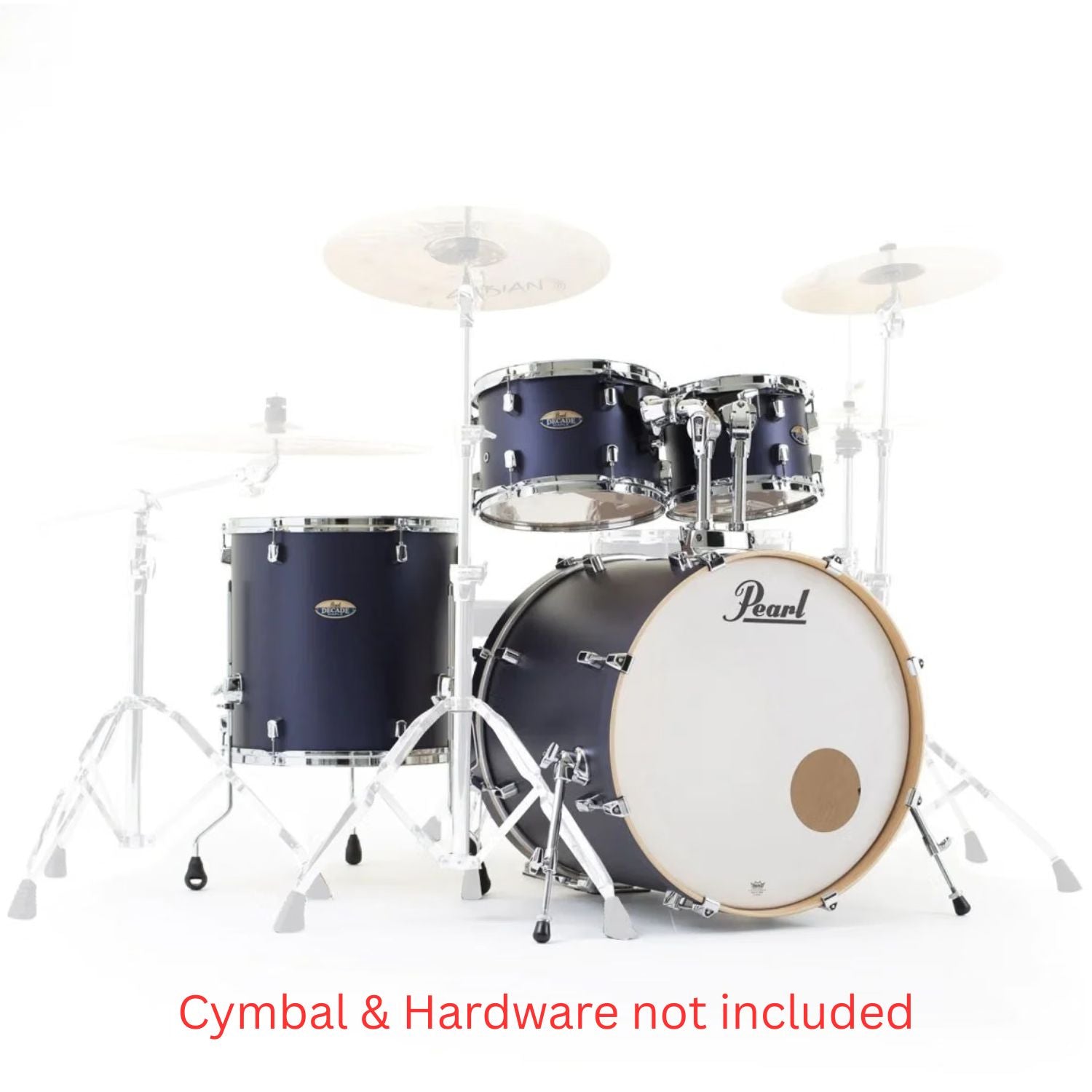 Pearl Acoustic Drum Kits Pearl Decade Maple 5pcs Hybrid Shell Pack Drumset #color_ultra-marine