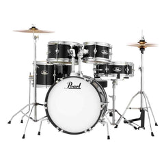 Pearl Acoustic Drum Kits Pearl RSJ465C/C(31) 5 Pcs Drum Set Roadshow Junior  - Jet Black