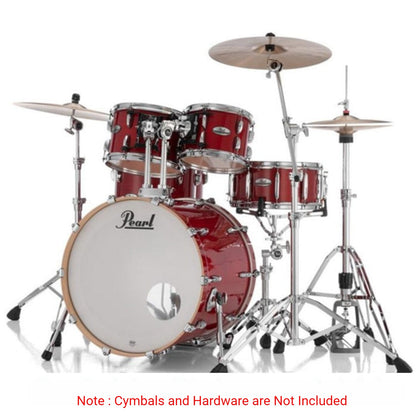 Pearl Acoustic Drum Kits Sequoia Red Pearl PMX924XEDP Professional Series 4 Peice Drum Kit