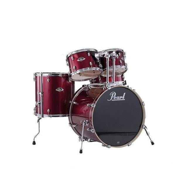 Pearl Acoustic Drum Kits Wine Red Pearl Exx 5 Piece Hybrid Shell Pack Acoustic Drum Kit