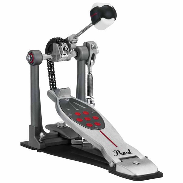 pearl drum pedals pearl p-2050c eliminator chain redline single bass drum pedal