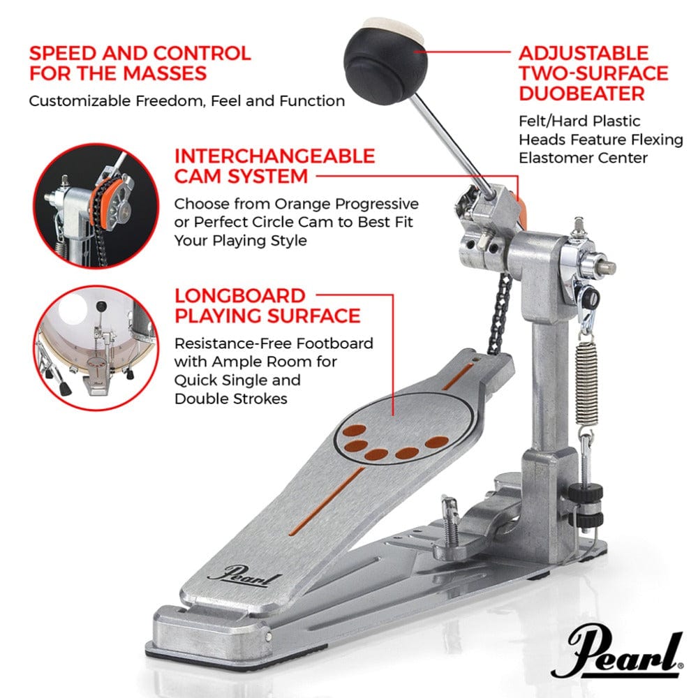 pearl drum pedals pearl p 930 power shifter bass drum pedal