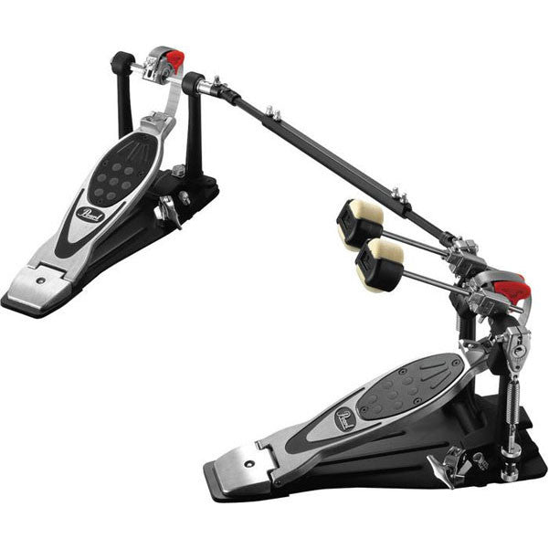 pearl drum pedals pearl p2002b powershifter belt drive eliminator double pedal
