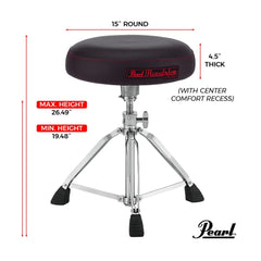 Pearl Drum Thrones Pearl D-1500 Drum Throne