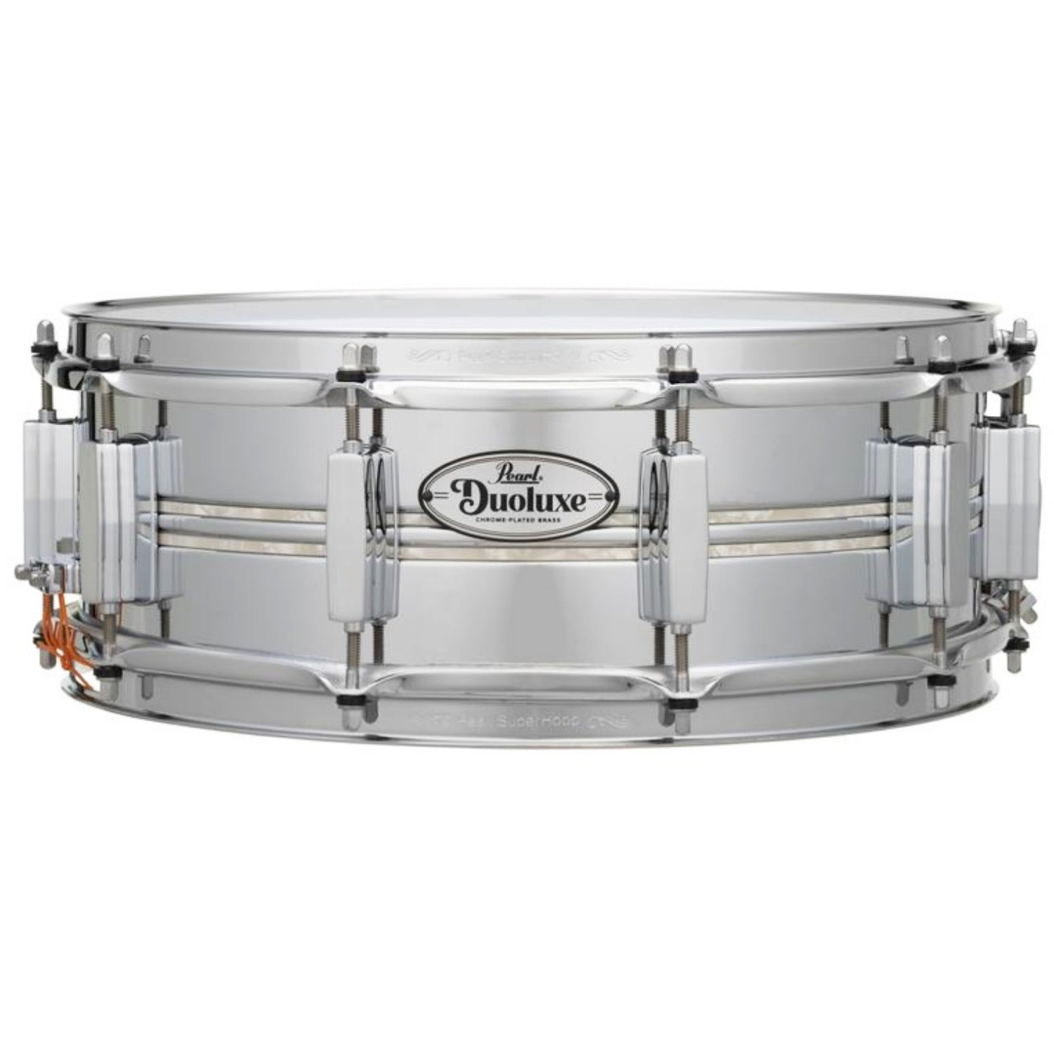 Pearl Snare Drums Nicotine Marine Inlay Pearl DUX1465BR 14" x 6.5" Duolux Snare Drum