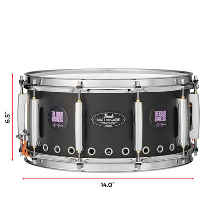 Pearl Snare Drums Pearl MM1465S/C 14" x 6.5" Matt McGuire Model Signature Snare Drum