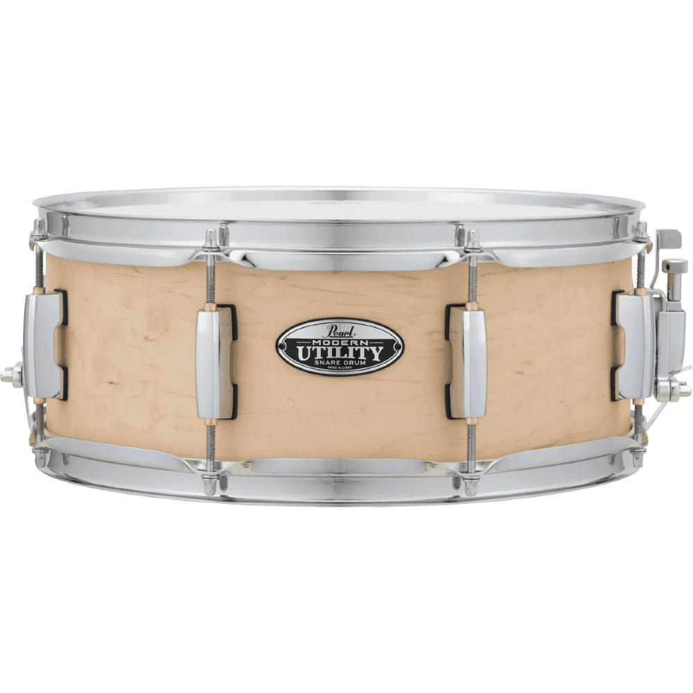 pearl snare drums pearl mus1455m (224) snare drum 6 ply modern maple utility - 14inch x 5.5inch matte natural