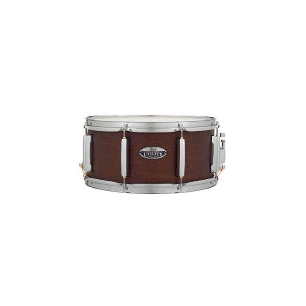 pearl snare drums pearl mus1465m 14 x 6.5 inch modern utility maple snare drum- satin brown   