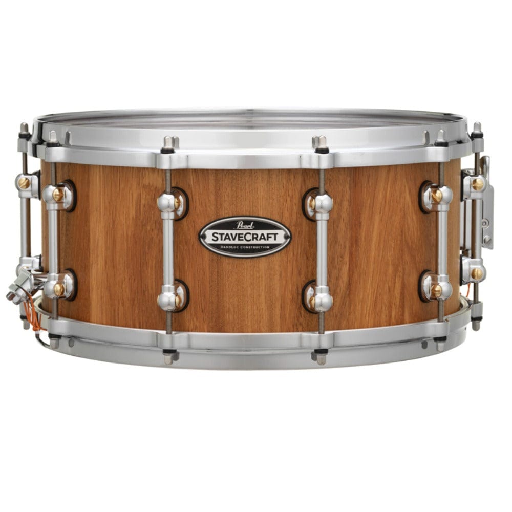 pearl snare drums pearl scd1465mk 14" x 6.5" stavecraft makha snare drum