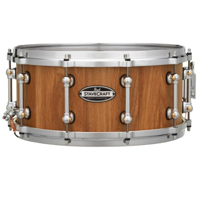 pearl snare drums pearl scd1465mk 14" x 6.5" stavecraft makha snare drum