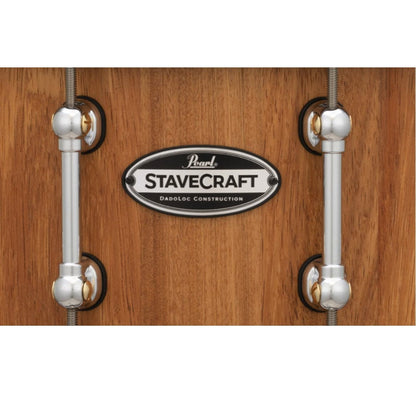 pearl snare drums pearl scd1465mk 14" x 6.5" stavecraft makha snare drum