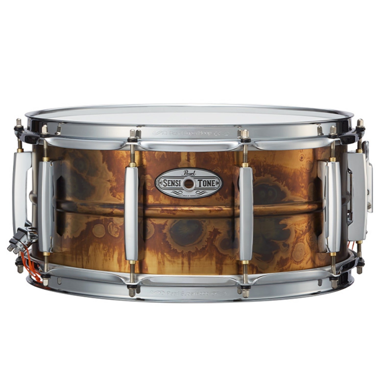 Pearl Snare Drums Pearl STA1465FBN 14" x 6.5" Sensitone Brass Snare Drum