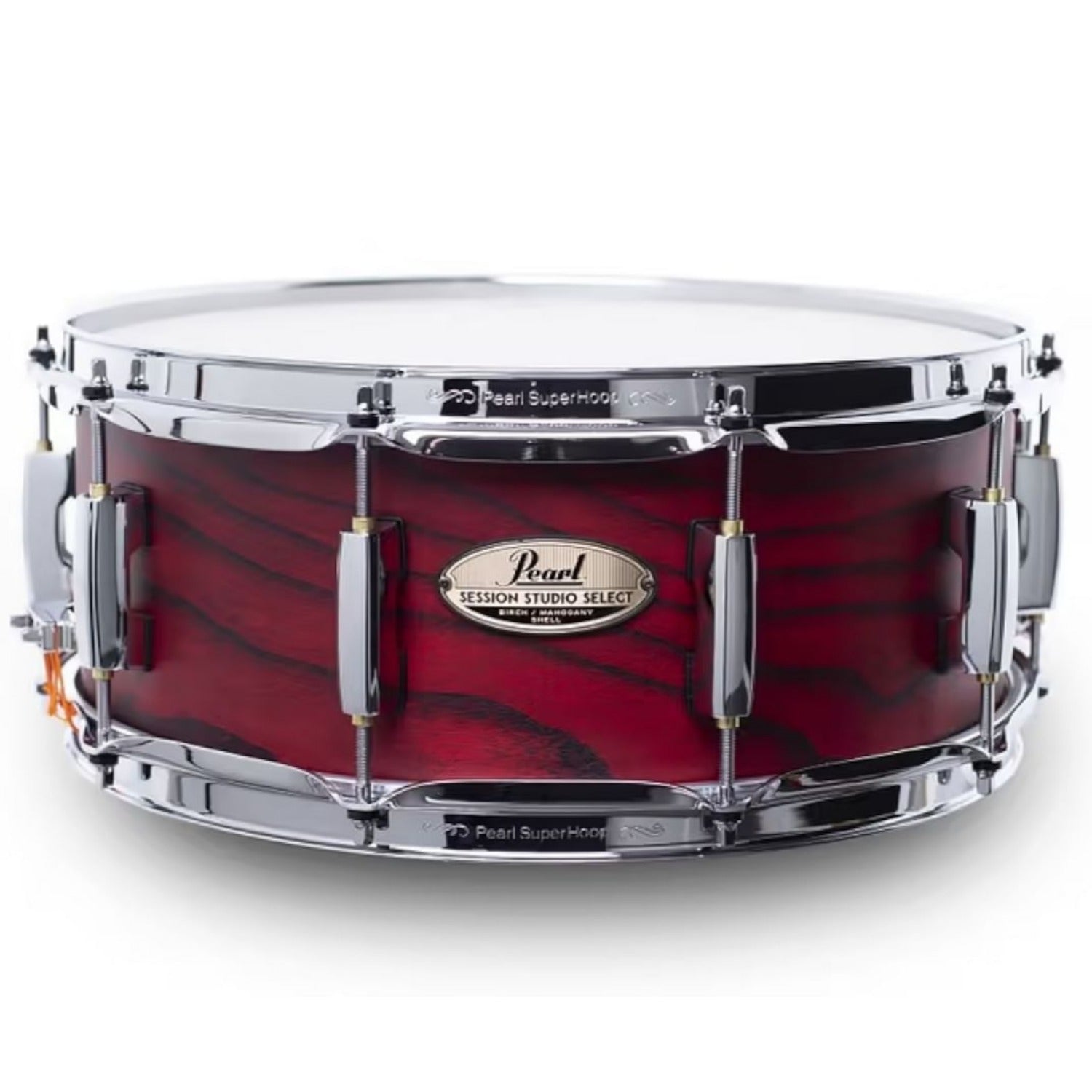 Pearl Snare Drums Scarlet Ash Pearl STS1455SC 14x5.5 Inch Session Studio Select Snare Drum