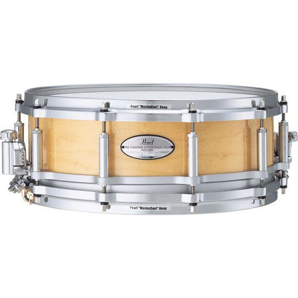 pearl snares pearl free floating maple shell snare 14inchx 5inch