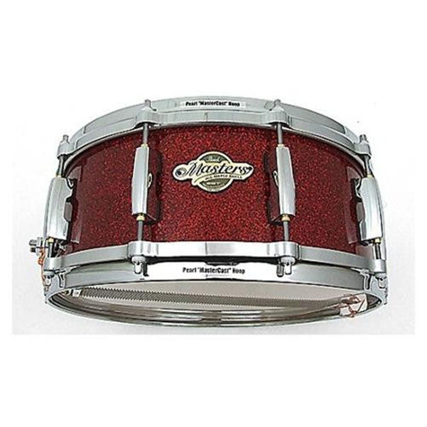 pearl snares pearl mcx1455s/c/red glass (407) snare drum mcx 14inch x 5.5inch