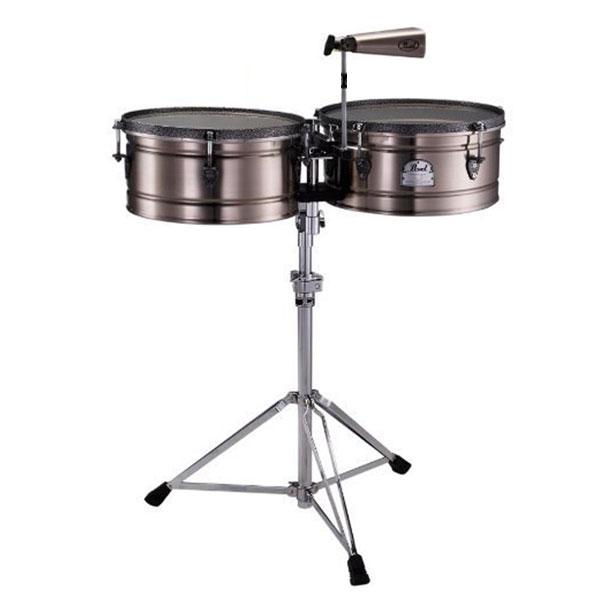 pearl timbales pearl pte-1415mq marc quinones signature series steel timbale